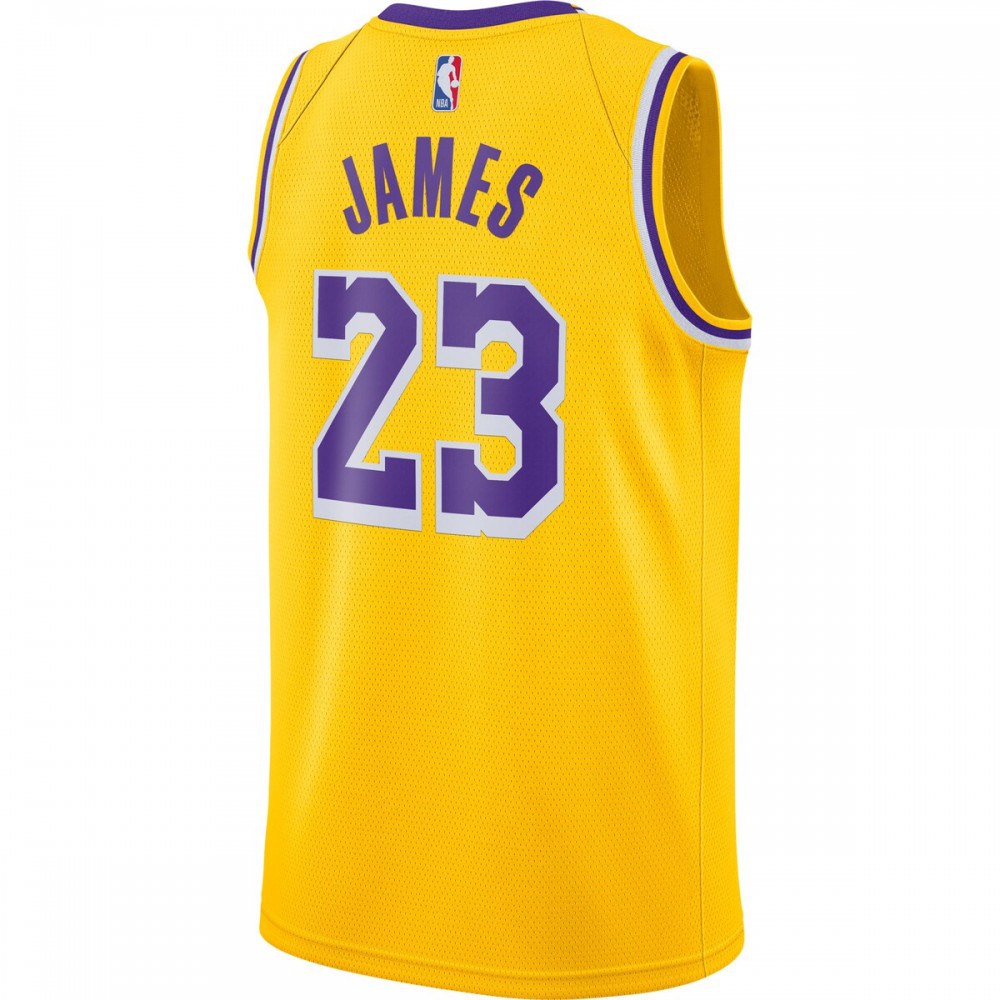 LeBron James Los Angeles Lakers 2020/21 Swingman Jersey Gold - Icon Edition-Pro Kit Vault | Brand New 26/27 Sports Jerseys